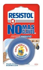 RESISTOL CINTA DOBLE CARA NO MÁS CLAVOS 120 KG