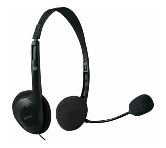 AUDIFONOS ACTECK MUAA-005 TIPO ALÁMBRICOS CONEXION 3.5 MM NEGRO-ACTECK