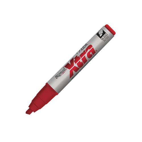 MARCADOR PERMANENTE AZOR SIGNAL XTRA COLOR ROJO-AZOR