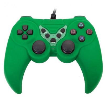 CONTROL PARA JUEGOS PS II Y PS III BROBOTIX 656545V COLOR VERDE-BROBOTIX