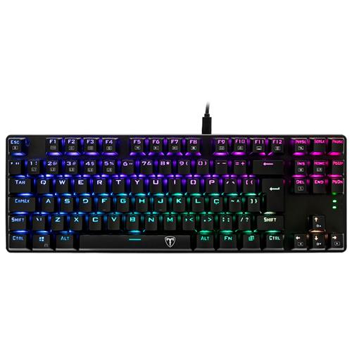 TECLADO USB ILUMINADO RGB BROBOTIX 963098 NEGRO-BROBOTIX