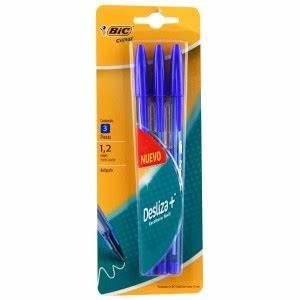 BOLIGRAFO BIC PUNTO FINO COLOR AZUL BLISTER CON 2 PZ-BIC