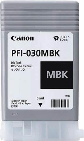 CARTUCHO DE TINTA CANON PFI-030MBK ESTANDAR NEGRO MATE-CANON