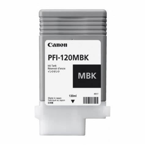 TINTA CANON PFI-120 MBK ESTANDAR NEGRO MATE-CANON