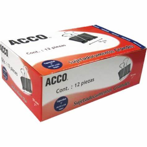 SUJETA DOCUMENTOS MINI ACCO CON 24 PIEZAS 1 CAJA-ACCO