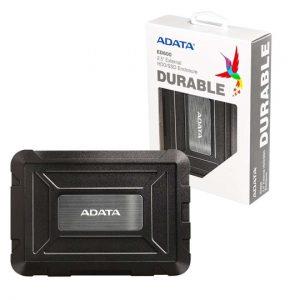 CARCASA PARA DISCO DURO ADATA AED600-U31-CBK DE PLASTICO COLOR NEGRO-ADATA