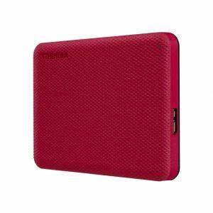 DISCO DURO EXTERNO TOSHIBA HDTCA10XR3AA 1 TB COLOR ROJO-TOSHIBA