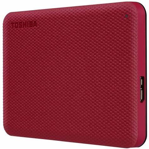 DISCO DURO EXTERNO TOSHIBA HDTCA20XR3AA 2 TB COLOR ROJO-TOSHIBA