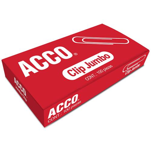 CLIP ACCO JUMBO CAJA CON 100 CLIPS-ACCO