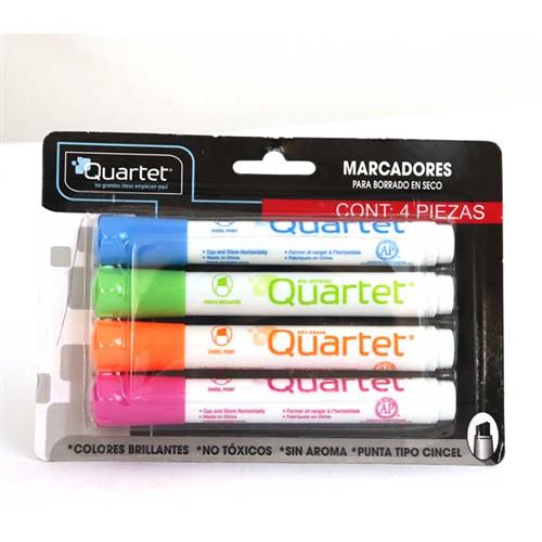 KIT DE MARCADORES PARA PIZARRON QUARTET 659672Q-MAPED