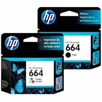 PACK DE 2 CARTUCHOS DE TINTAS HP HP 664 ESTANDAR NEGRO Y TRICOLOR-HP