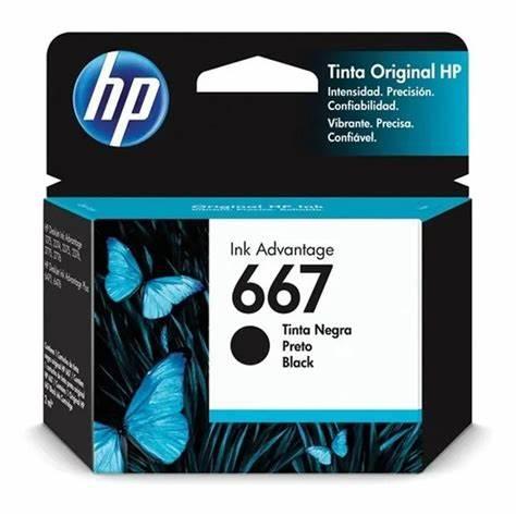 CARTUCHO DE TINTA HP 667 NEGRO ESTANDAR-HP