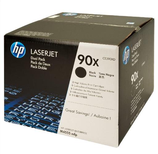 CARTUCHO DE TONERDUAL PACK HP 90X NEGRO LASERJET ORIGINAL CE390XD-HP