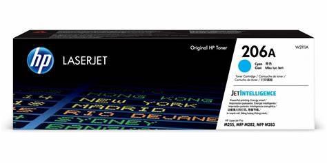 CARTUCHO DE TONER HP W2111A 1250 PAGINAS 206A CYAN-HP