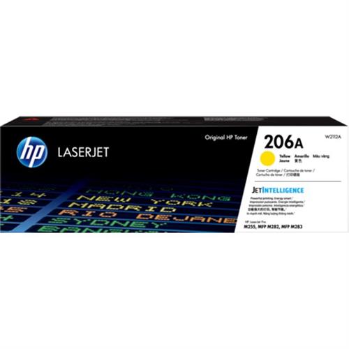 CARTUCHO DE TONER HP W2112A 1250 PAGINAS 206A AMARILLO-HP