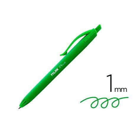 BOLIGRAFO VERDE RETRACTIL MEDIANO 1.0 MM PENTEL BX420D 1 PIEZA-PENTEL