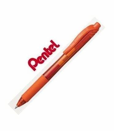 BOLIGRAFO NARANJA RETRACTIL MEDIANO 1.0 MM PENTEL BX420F 1 PIEZA-PENTEL