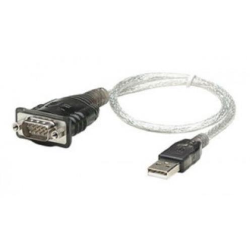 CONVERTIDOR USB A SERIAL DB9M BOLSA-MANHATTAN