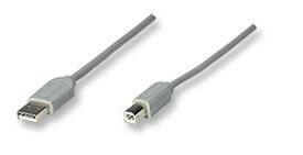 CABLE USB A-B 3.0 MTS. GRIS-MANHATTAN