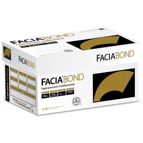 CAJA PAPEL BLANCO A4 COPAMEX FACIA BOND 75GRS BLANC 97 8.5 X 11´´ 10 PAQ C/500 HOJAS-COPAMEX