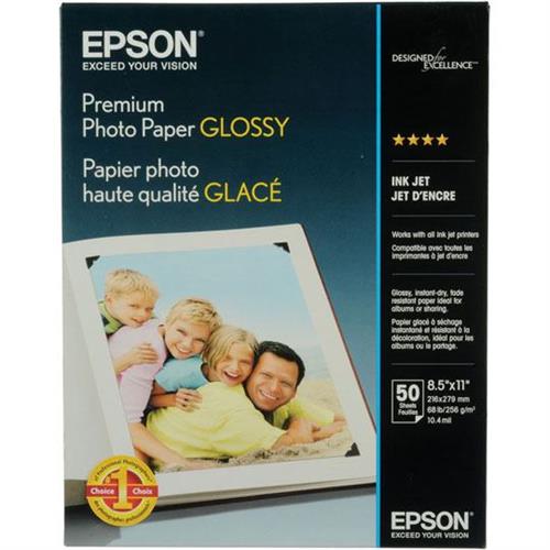 PAPEL BOND BLANCO CARTA EPSON 52 GRS 8.5 X 11 PULGADAS 1 PAQUETE CON 50 HOJAS-EPSON