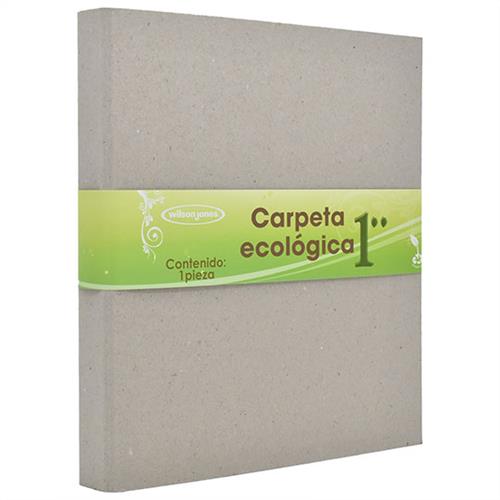 CARPETA ECOLOGICA KRAFT WILSON JONES P3398 ARILLO EN O TAMAÑO CARTA-ACCO