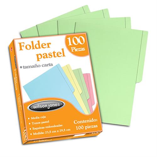 FOLDER ACCO P3285 TAMAÑO CARTA 1 PAQUETE C/100 PZS-ACCO