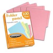 FOLDER WILSON JONES P3287 TAMAÑO CARTA 1 PAQUETE CON 100 PIEZAS-ACCO