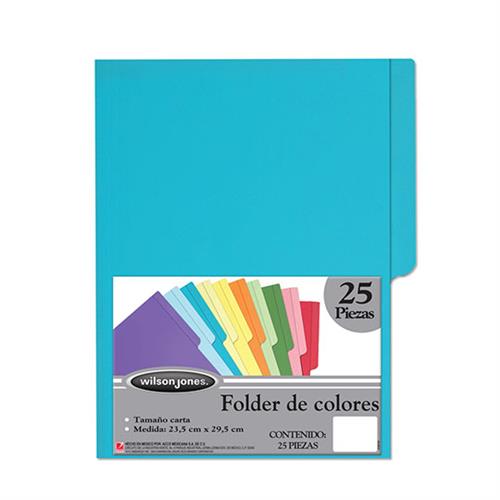 FOLDER WILSON JONES P3293 TAMAÑO CARTA 1 PAQUETE CON 25 PIEZAS-ACCO