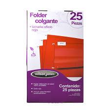 FOLDER COLGANTE WILSON JONES P3633 TAMAÑO OFICIO 1 PAQUETE CON 25 PIEZAS-ACCO