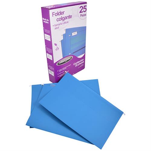 FOLDER COLGANTE WILSON JONES P3634 TAMAÑO OFICIO 1 PAQUETE CON 25 PIEZAS-ACCO