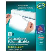 SEPARADOR OFFICE ESSENTIAL 11680 CON 31 DIVISIONES-AVERY