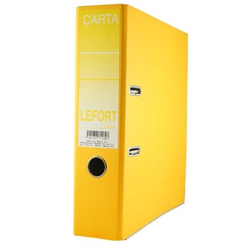 REGISTRADOR DE CARTON COLOR ARILLO EN O DE 3 PULGADAS AMARILLO LEFORT 1530 1 PZA-AZOR