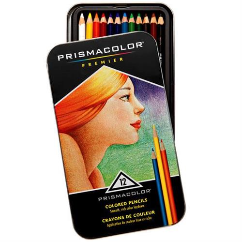 LAPICES DE COLORES PRISMACOLOR PREMIER DE MADERA 1 CAJA CON 12 PIEZAS-BEROL