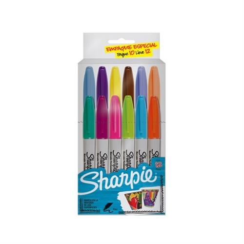 MARCADORES PERMANENTE BEROL SHARPIE 1933871 1 PAQUETE CON 12 PIEZAS-BEROL