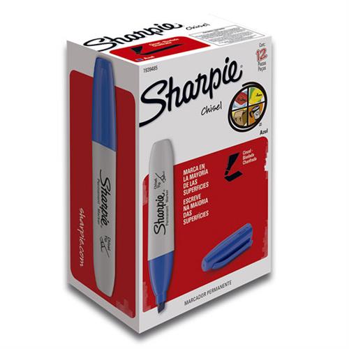 MARCADOR PERMANENTE SHARPIE CHISEL 1 PIEZA-BEROL