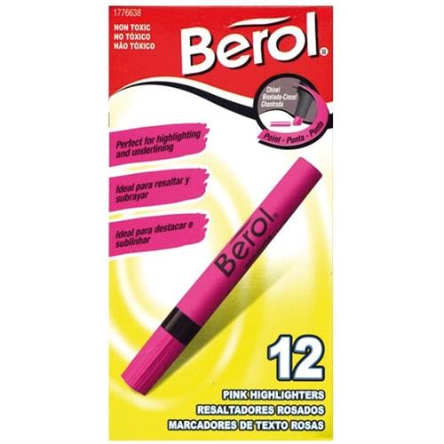 MARCATEXTOS RESALTADOR BEROL 2112 1 PIEZA-BEROL