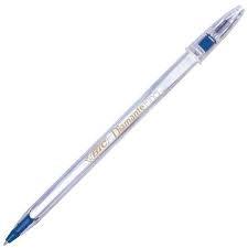 BOLIGRAFO BIC DIAMANTE COLOR AZUL DE PUNTO FINO 0.8 MM BARRIL REDONDO 1 PZA-BIC