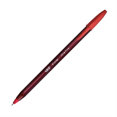 BOLIGRAFO BIC ULTRAFINO COLOR ROJO DE PUNTO MEDIANO 0.7 MM BARRIL HEXAGONAL 1 PZA-BIC