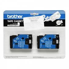 CINTA BROTHER TC10 COLOR NEGRO-TRANSPARENTE-BROTHER