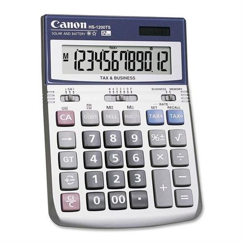 CALCULADORA DE ESCRITORIO CANON HS1200T DE 12 DIGITOS-CANON