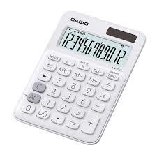 CALCULADORA DE ESCRITORIO CASIO MS-20UC-WE-S-EC DE 12 DIGITOS-CASIO