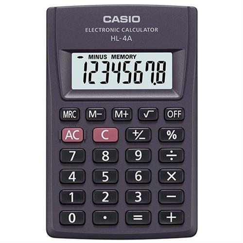 CALCULADORA DE ESCRITORIO CASIO HL-4 DE 8 DIGITOS-CASIO