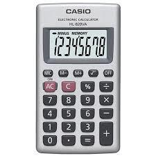 CALCULADORA DE ESCRITORIO CASIO HL820VA DE 8 DIGITOS-CASIO