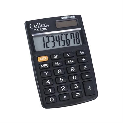 CALCULADORA DE BOLSILO CELICA CA-100S DE 8 DIGITOS-CELICA