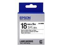 CINTA EPSON LK-5WBN COLOR NEGRO BLANCO-EPSON