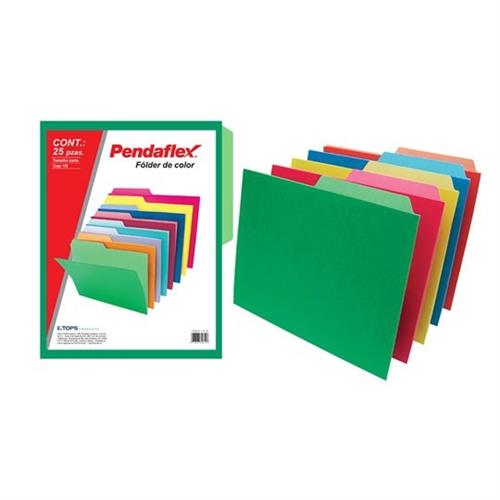 FOLDER PENDAFLEX 02512SI TAMAÑO CARTA 1 PAQUETE CON 25 PIEZAS-ESSELTE