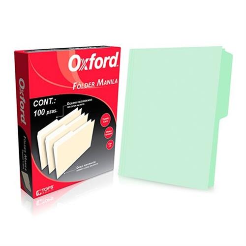 FOLDER PENDAFLEX M750GRE TAMAÑO CARTA 1 PAQUETE CON 100 PIEZAS-ESSELTE