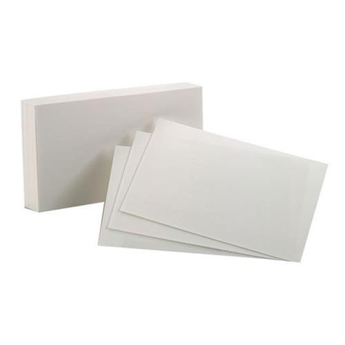 TARJETERO ESSELTE DE PAPEL LENOX COLOR BLANCO TAMAÑO 5X8-ESSELTE