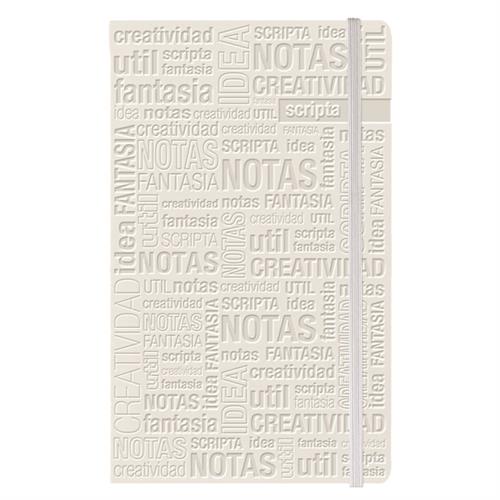 CUADERNO DE NOTAS RAYA FORTEC 192 HOJAS PASTA RIGIDO PIEL COSIDO/PEGADO 1 PZA-FORTEC